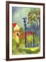 Garden Gate-Auguste Macke-Framed Art Print