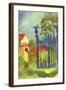 Garden Gate-Auguste Macke-Framed Art Print