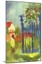 Garden Gate-Auguste Macke-Mounted Art Print