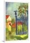 Garden Gate-Auguste Macke-Framed Art Print