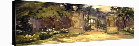 Garden Gate-Allayn Stevens-Stretched Canvas