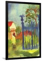 Garden Gate-Auguste Macke-Framed Art Print