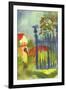 Garden Gate-Auguste Macke-Framed Art Print