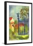 Garden Gate-Auguste Macke-Framed Art Print