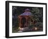 Garden Gazebo at Night-null-Framed Photographic Print