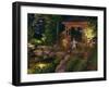 Garden Gazebo at Night-null-Framed Photographic Print