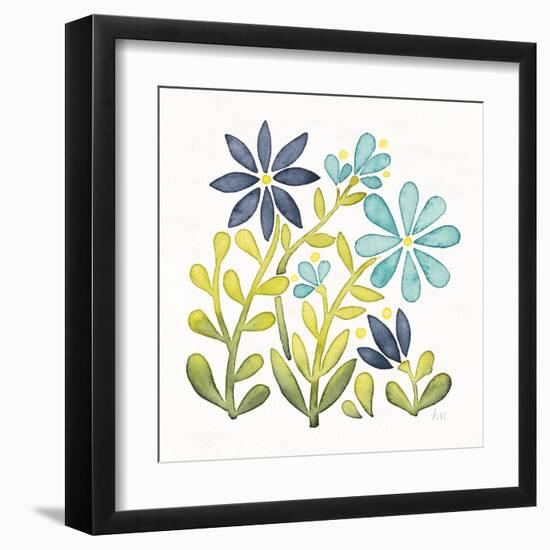 Garden Getaway Flowers II-Laura Marshall-Framed Art Print