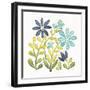 Garden Getaway Flowers II-Laura Marshall-Framed Art Print