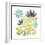 Garden Getaway Flowers III-Laura Marshall-Framed Art Print
