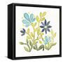 Garden Getaway Flowers IV-Laura Marshall-Framed Stretched Canvas