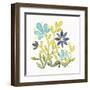 Garden Getaway Flowers IV-Laura Marshall-Framed Art Print