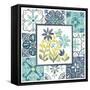 Garden Getaway Patchwork II-Laura Marshall-Framed Stretched Canvas