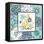 Garden Getaway Patchwork IV-Laura Marshall-Framed Stretched Canvas