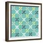 Garden Getaway Pattern IID-Laura Marshall-Framed Art Print