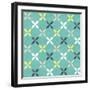 Garden Getaway Pattern IID-Laura Marshall-Framed Art Print