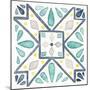 Garden Getaway Tile IX White-Laura Marshall-Mounted Art Print