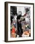 Garden Gnomes - VJ Day-Barry Kite-Framed Art Print