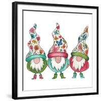 Garden Gnomes-Elizabeth Medley-Framed Art Print