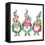 Garden Gnomes-Elizabeth Medley-Framed Stretched Canvas