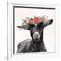 Garden Goat III-Victoria Borges-Framed Art Print