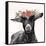 Garden Goat III-Victoria Borges-Framed Stretched Canvas