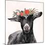Garden Goat III-Victoria Borges-Mounted Premium Giclee Print