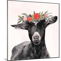 Garden Goat III-Victoria Borges-Mounted Art Print