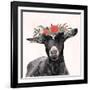 Garden Goat III-Victoria Borges-Framed Art Print