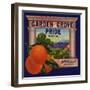 Garden Grove Pride Brand - Garden Grove, California - Citrus Crate Label-Lantern Press-Framed Art Print