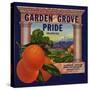 Garden Grove Pride Brand - Garden Grove, California - Citrus Crate Label-Lantern Press-Stretched Canvas