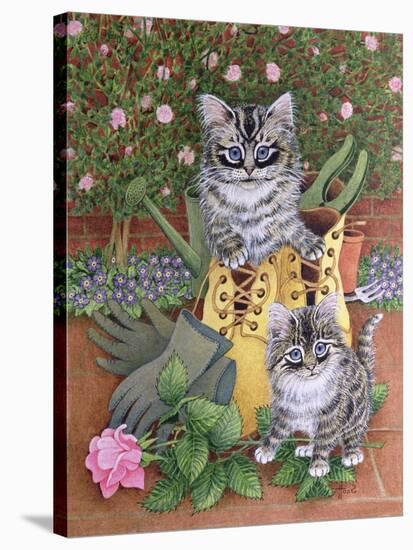 Garden Helpers-Pat Scott-Stretched Canvas