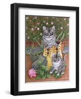 Garden Helpers-Pat Scott-Framed Premium Giclee Print