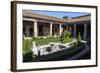 Garden, House of the Amorini Dorati (Golden Cupids), Roman Ruins of Pompeii, Campania, Italy-Eleanor Scriven-Framed Photographic Print