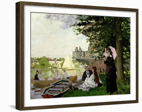 Garden House on the Zaan, Zaandam, 1871-Claude Monet-Framed Giclee Print