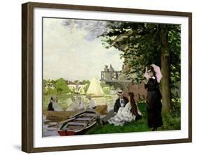 Garden House on the Zaan, Zaandam, 1871-Claude Monet-Framed Giclee Print