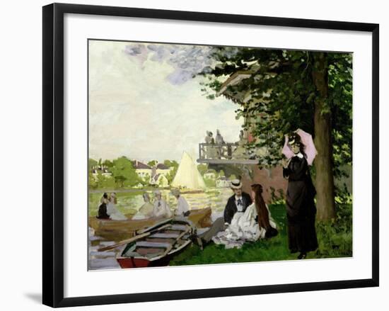 Garden House on the Zaan, Zaandam, 1871-Claude Monet-Framed Giclee Print