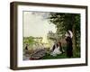 Garden House on the Zaan, Zaandam, 1871-Claude Monet-Framed Giclee Print