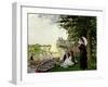 Garden House on the Zaan, Zaandam, 1871-Claude Monet-Framed Giclee Print