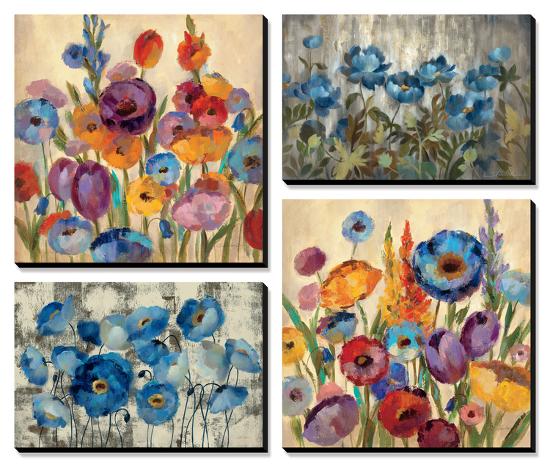 Garden Hues-Silvia Vassileva-Stretched Canvas