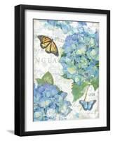 Garden Hydrangea II-Julie Paton-Framed Art Print