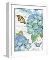 Garden Hydrangea II-Julie Paton-Framed Art Print