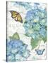 Garden Hydrangea II-Julie Paton-Stretched Canvas