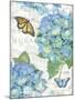 Garden Hydrangea II-Julie Paton-Mounted Art Print