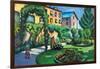 Garden Image-Auguste Macke-Framed Art Print