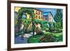 Garden Image-Auguste Macke-Framed Premium Giclee Print