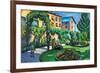 Garden Image-Auguste Macke-Framed Premium Giclee Print