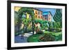 Garden Image-Auguste Macke-Framed Premium Giclee Print