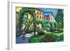 Garden Image-Auguste Macke-Framed Art Print