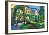 Garden Image-Auguste Macke-Framed Art Print