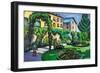 Garden Image-Auguste Macke-Framed Premium Giclee Print